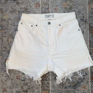Abercrombie & Fitch white denim shorts! These are so cute, and barely worn.